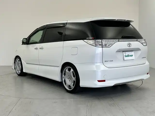 トヨタ エスティマ アエラス プレミアムエディション 愛知県 2014(平26)年 5.3万km ホワイトパールクリスタルシャイン ＡＬＰＩＮＥナビ/・Ｂｌｕｅｔｏｏｔｈ/・ＣＤ/・ＤＶＤ/・ＨＤＭＩ　/フリップダウンモニター/両側パワースライドドア/モデリスタエアロ/バックカメラ/クルコン/ABS/盗難防止装置/運転席パワーシート/ビルドインＥＴＣ/ローダウン/Ｃａｒｌｓｓｏｎアルミ/オートライト/フォグランプ/純正フロアマット/スマートキー