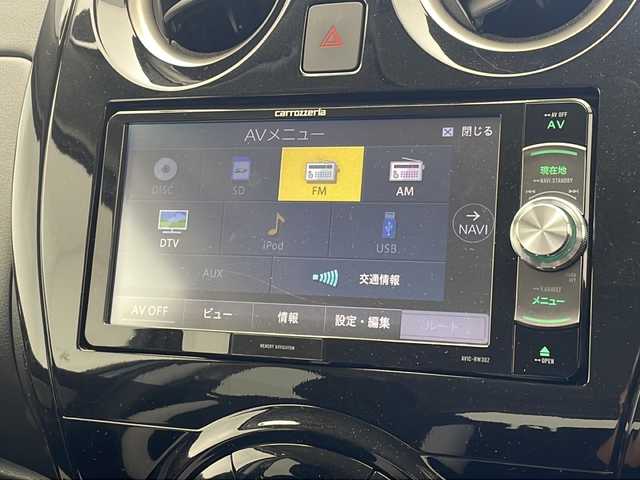 日産 ノート e－パワー X 沖縄県 2019(令1)年 4.8万km ダークメタルグレー 社外メモリナビ(AVIC-RW302)/ＣＤ/ＤＶＤ/ＡＵＸ/ＴＶ/ＵＳＢ/バックカメラ/ＥＴＣ/プッシュスタート/スマートキー/フロアマット/コーナーセンサー/衝突被害軽減ブレーキ/オートライト/純正15インチアルミホイール