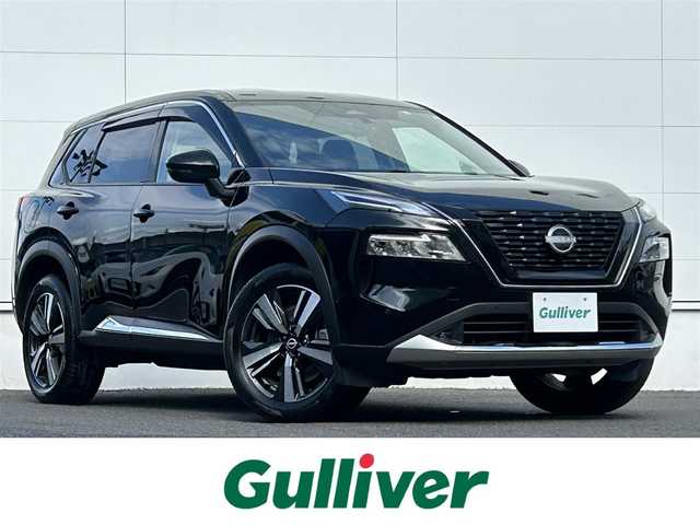 日産 エクストレイル G e－4ORCE 佐賀県 2022(令4)年 3.1万km ダイヤモンドブラック プロパイロット/プロパイロットパーキング/デジタルインナーミラー/ブラインドスポットモニター/衝突被害軽減ブレーキ/追従クルーズコントロール/側方支援/後側方支援/前後ソナー/12.3インチ日産コネクトナビ/・アラウンドビューモニター/・フルセグTV/BT/純正前後ドライブレコーダー(DH5-S）/置くだけ充電/ETC2.0/ヘッドアップディスプレイ/シートメモリー/パワーシート/シートヒーター/パワーバックドア/革巻きステアリング/ステアリングヒーター/LEDヘッドライト/フォグランプ/純正19インチAW/レーダー探知機(AR-47LA)/左右独立エアコン