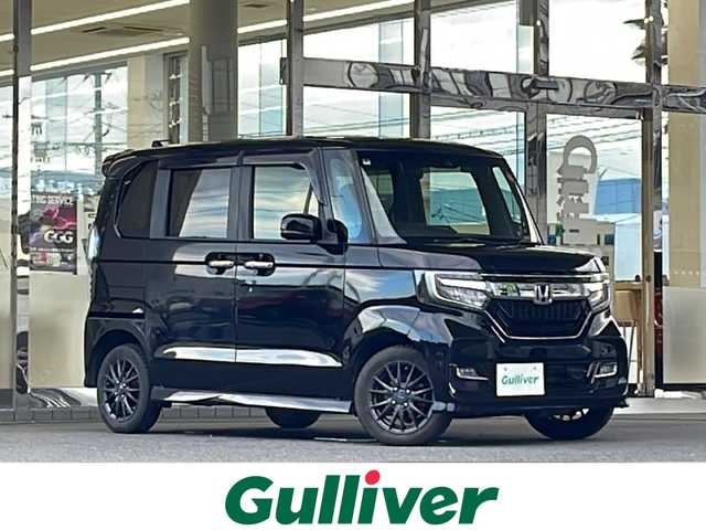 ホンダ Ｎ ＢＯＸ カスタム G L ホンダセンシング 福島県 2018(平30)年 14万km クリスタルブラックパール 登録時走行距離：139816km/４WD/社外メモリナビ/（フルセグTV/BT接続/DVD/CD/AM/FM）/片側パワースライドドア/ドラレコ/クルーズコントロール/ビルトインETC/衝突軽減ブレーキ/横滑り防止装置/オートライト/LEDヘッドライト/フォグランプ/純正フロアマット/社外AW/PUSHスタート/保証書