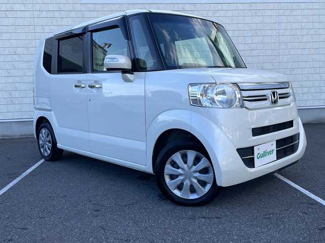 ホンダ Ｎ ＢＯＸ G Lパッケージ 栃木県 2015(平27)年 4.3万km プレミアムホワイトパールⅡ 純正ナビ/CD/SD/ラジオ/バックカメラ/片側パワースライドドア/ロールサンシェイド（リアドア）/ドアミラーウインカー/VSA（ABS＋TCS＋横すべり抑制）/ヒルスタートアシスト機能/アイドリングストップシステム/ECONスイッチ/Hondaスマートキーシステム/ウォッシャー付間欠リアワイパー（リバース連動）
