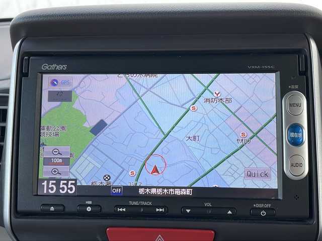 ホンダ Ｎ ＢＯＸ G Lパッケージ 栃木県 2015(平27)年 4.3万km プレミアムホワイトパールⅡ 純正ナビ/CD/SD/ラジオ/バックカメラ/片側パワースライドドア/ロールサンシェイド（リアドア）/ドアミラーウインカー/VSA（ABS＋TCS＋横すべり抑制）/ヒルスタートアシスト機能/アイドリングストップシステム/ECONスイッチ/Hondaスマートキーシステム/ウォッシャー付間欠リアワイパー（リバース連動）