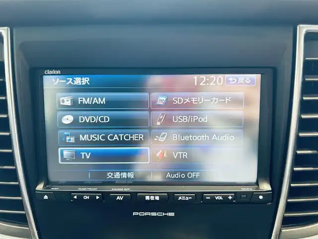 ポルシェ パナメーラ S 大阪府 2014(平26)年 5.6万km 黒 スポーツクロノP/ワンオーナー/社外ナビ/TV/360度カメラ/BOSEサウンド/純正19インチAW/HIDヘッドライト/クルコン/クリアランスソナー/電動リアゲート/レザーシート/メモリ付きパワーシート/エアシートヒーター/ドアイージークローザー/ETC/レーダー探知機