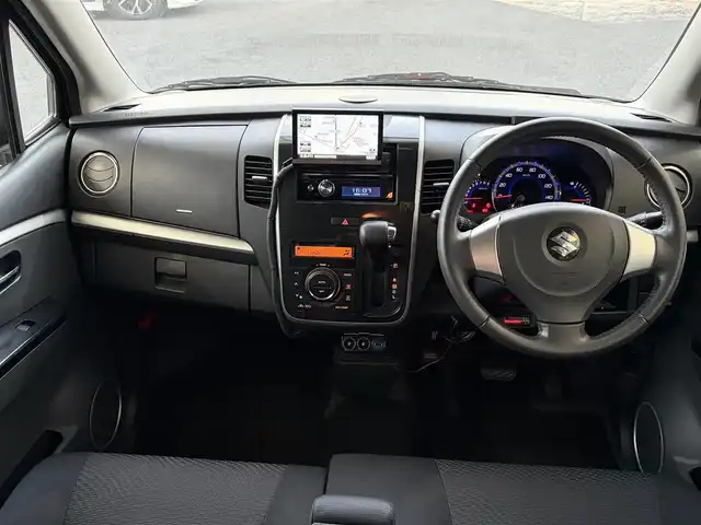 スズキ ワゴンＲ スティングレー X 京都府 2011(平23)年 3万km パールホワイト ・外品ナビ(CN-GPA600FVD)/・オーディオ(DEN-7100)/・純正マット/・ETC/・電格ミラー