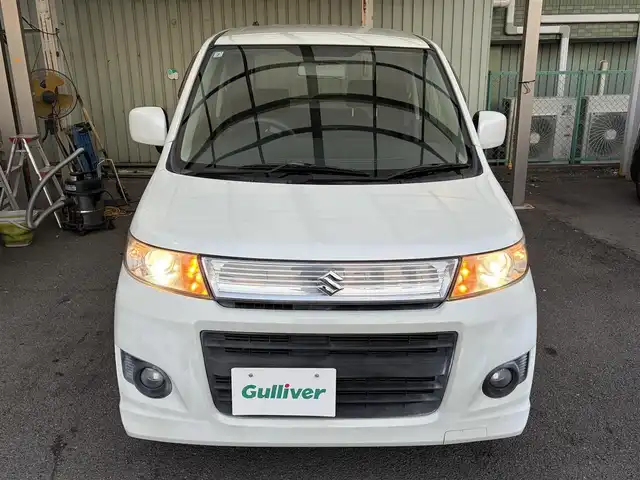 スズキ ワゴンＲ スティングレー X 京都府 2011(平23)年 3万km パールホワイト ・外品ナビ(CN-GPA600FVD)/・オーディオ(DEN-7100)/・純正マット/・ETC/・電格ミラー