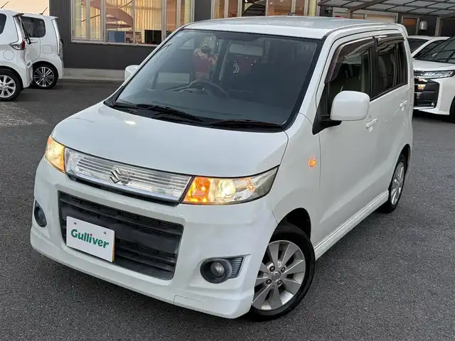 スズキ ワゴンＲ スティングレー X 京都府 2011(平23)年 3万km パールホワイト ・外品ナビ(CN-GPA600FVD)/・オーディオ(DEN-7100)/・純正マット/・ETC/・電格ミラー