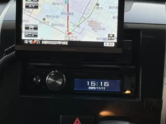 スズキ ワゴンＲ スティングレー X 京都府 2011(平23)年 3万km パールホワイト ・外品ナビ(CN-GPA600FVD)/・オーディオ(DEN-7100)/・純正マット/・ETC/・電格ミラー