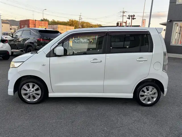 スズキ ワゴンＲ スティングレー X 京都府 2011(平23)年 3万km パールホワイト ・外品ナビ(CN-GPA600FVD)/・オーディオ(DEN-7100)/・純正マット/・ETC/・電格ミラー