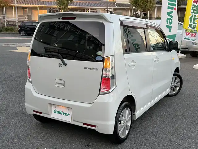 スズキ ワゴンＲ スティングレー X 京都府 2011(平23)年 3万km パールホワイト ・外品ナビ(CN-GPA600FVD)/・オーディオ(DEN-7100)/・純正マット/・ETC/・電格ミラー