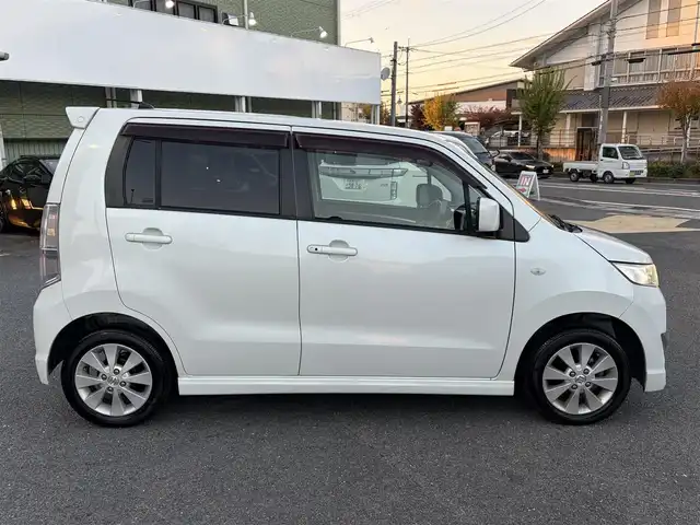 スズキ ワゴンＲ スティングレー X 京都府 2011(平23)年 3万km パールホワイト ・外品ナビ(CN-GPA600FVD)/・オーディオ(DEN-7100)/・純正マット/・ETC/・電格ミラー