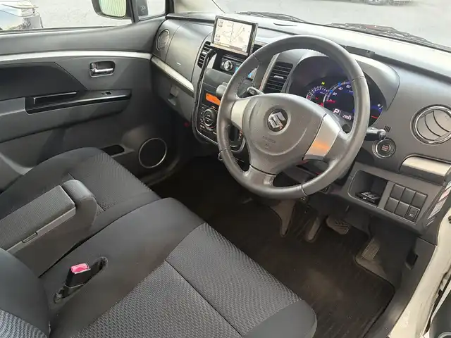 スズキ ワゴンＲ スティングレー X 京都府 2011(平23)年 3万km パールホワイト ・外品ナビ(CN-GPA600FVD)/・オーディオ(DEN-7100)/・純正マット/・ETC/・電格ミラー