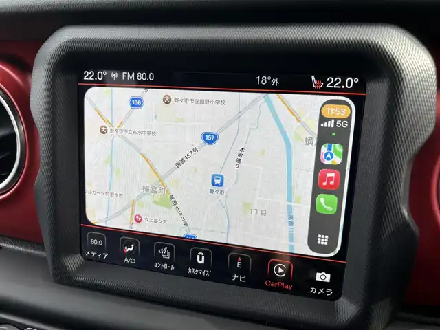 クライスラー・ジープ ジープ ラングラー アンリミテッド ルビコン 石川県 2020(令2)年 4.5万km 黄 純正ナビ/フルセグ/ステアリングヒーター/レザーシート/シートヒーター/前後ドラレコ/BSＭ