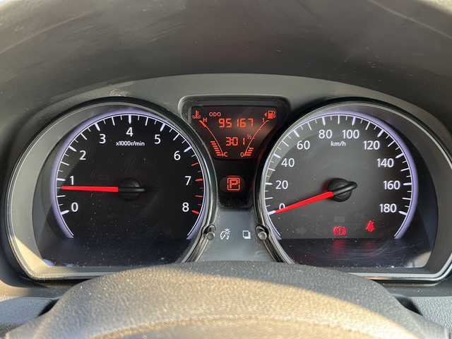 日産 ノート X 兵庫県 2014(平26)年 9.6万km シャイニングブルー ワンオーナー/ETC/スマートキー×2/プッシュスタート/ドラレコ前/社外メモリナビ/（フルセグTV/AM/FM/DVD/HDMMI/Bluetooth）/アイドリングストップ/純正ドアバイザー/純正フロアマット