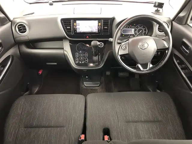 日産 デイズ ルークス HWS X Vセレクション 愛知県 2016(平28)年 6.9万km スパークリングレッドM 純正ナビ/（CD/DVD/BT/フルセグ）/両側パワースライドドア/バックカメラ/全方位カメラ/ETC/純正前方ドラレコ/純正小型後席モニター/リア送風/衝突軽減/横滑り防止/アイドリングストップ/スペアキー/フォグランプ/ドアバイザー/純正フロアマット