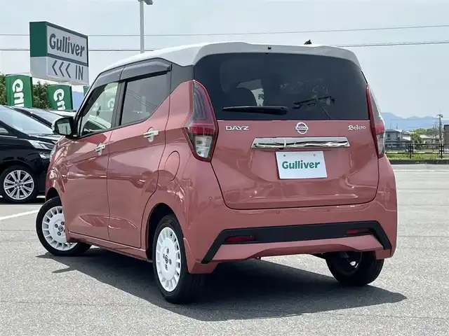日産 デイズ ボレロ 奈良県 2023(令5)年 1.2万km ピンクⅡ アイドリングストップ　/フルセグナビ　/Bluetooth　/スペアキー　/純正フロアマット　/全方位カメラ　/コーナーセンサー　/スマートキー　/カーテンエアバッグ