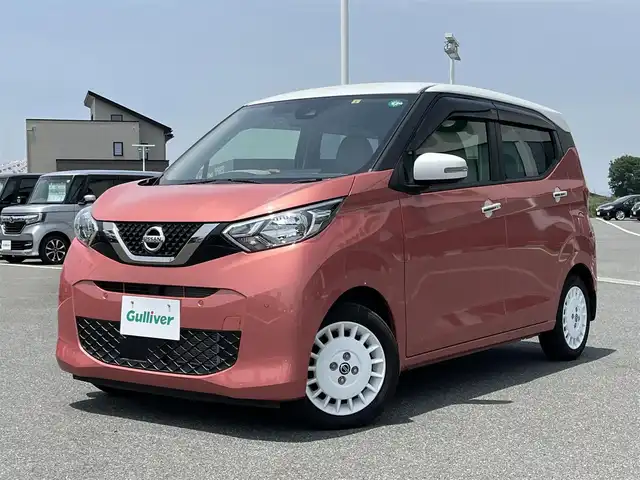 日産 デイズ ボレロ 奈良県 2023(令5)年 1.2万km ピンクⅡ アイドリングストップ　/フルセグナビ　/Bluetooth　/スペアキー　/純正フロアマット　/全方位カメラ　/コーナーセンサー　/スマートキー　/カーテンエアバッグ