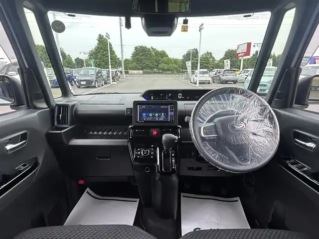 ダイハツ タント カスタム X スタイルセレクション 栃木県 2022(令4)年 1.8万km パール 衝突被害軽減ブレーキ/純正SDナビ/フルセグTV/DVD/Bluetooth/USB/アラウンドビューモニター/ビルトインETC/前ドライブレコーダー/ハーフレザーシート/前席シートヒーター/両側パワースライドドア/スマートキー×1/プッシュスタート/ステアリングリモコン/LEDオートライト/純正14インチAW/アイドリングストップ/横滑り防止装置/保証書