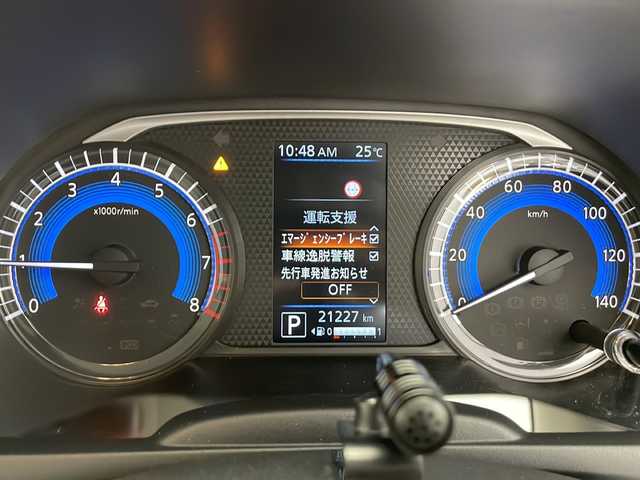 日産 デイズ X 長野県 2023(令5)年 2.2万km ホワイトパール 社外ナビ（BT/CD/AM/FM）/バックカメラ/ETC/エマージェンシーブレーキ/LDP（車線逸脱防止支援システム）/前後ソナー/ふらつき防止/先行車発進お知らせ/前席シートヒーター/ハロゲンライト/ヘットライトレベライザー/アイドリングストップ/インテリジェントキー/スペアーキー/社外フロアマット/純正14インチAW/周防エアーキー/取扱説明書/保証書