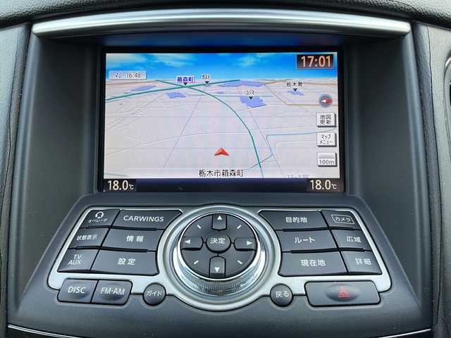 日産 スカイライン クロスオーバー 370GT 栃木県 2010(平22)年 4.6万km スーパーブラック ワンオーナー/純正ナビ(Bluetooth/TV/CD/DVD/AUX)/バックカメラ/前席パワーシート/ハーフレザーシート/オートライト/HIDヘッドライト/ETC/純正18インチアルミホイール/純正フロアマット/スペアタイヤ/プッシュスタート/スマートキー