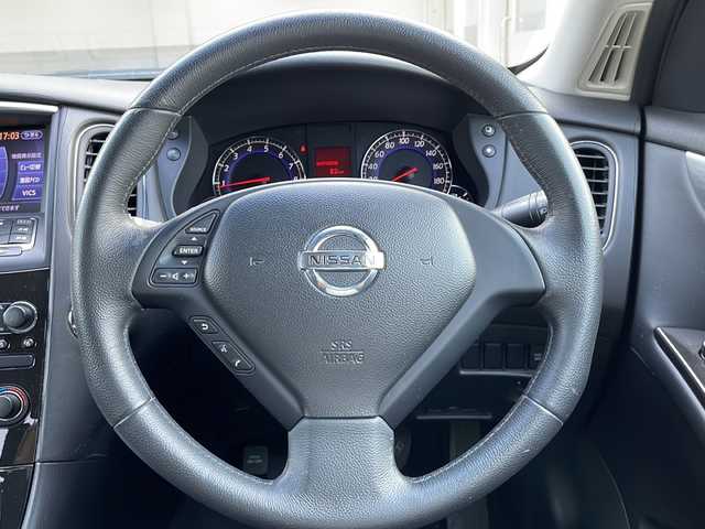 日産 スカイライン クロスオーバー 370GT 栃木県 2010(平22)年 4.6万km スーパーブラック ワンオーナー/純正ナビ(Bluetooth/TV/CD/DVD/AUX)/バックカメラ/前席パワーシート/ハーフレザーシート/オートライト/HIDヘッドライト/ETC/純正18インチアルミホイール/純正フロアマット/スペアタイヤ/プッシュスタート/スマートキー