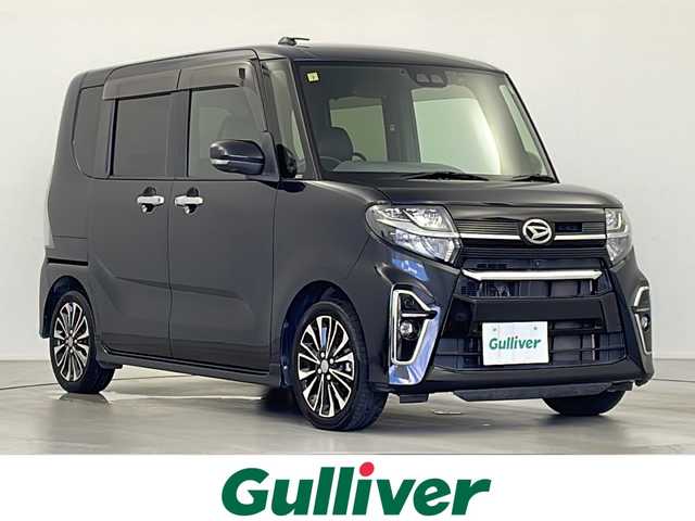 ダイハツ タント カスタム RS セレクション 岐阜県 2020(令2)年 6.7万km パールブラック 純正ナビ/　(AM/FM/CD/DVD/Bluetooth/フルセグTV)/全方位モニター/スマートアシスト/コーナーセンサー/レーダークルーズコントロール/レーンキープアシスト/運転席ロングスライドシート/LEDヘッドライト/両側パワースライドドア/ETC/ハーフレザーシート/シートヒーター/純正ドライブレコーダー/純正アルミホイール/純正フロアマット/純正ドアバイザー