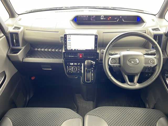 ダイハツ タント カスタム RS セレクション 岐阜県 2020(令2)年 6.7万km パールブラック 純正ナビ/　(AM/FM/CD/DVD/Bluetooth/フルセグTV)/全方位モニター/スマートアシスト/コーナーセンサー/レーダークルーズコントロール/レーンキープアシスト/運転席ロングスライドシート/LEDヘッドライト/両側パワースライドドア/ETC/ハーフレザーシート/シートヒーター/純正ドライブレコーダー/純正アルミホイール/純正フロアマット/純正ドアバイザー