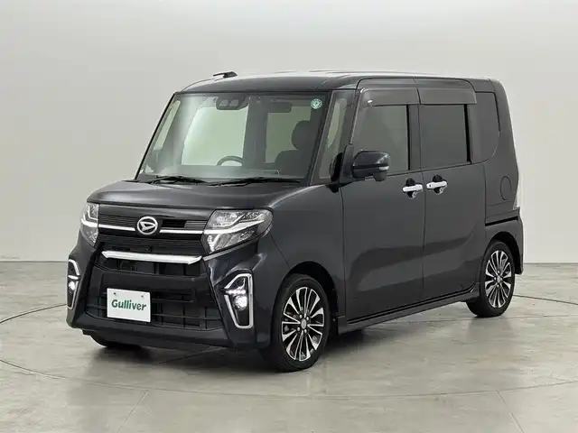 ダイハツ タント カスタム RS セレクション 福岡県 2020(令2)年 6.7万km パールブラック 純正ナビ/フルセグTV/BT　/全方位カメラ　/ＥＴＣ　/ナビ連動純正ドラレコ　/両側パワースライドドア　/レーダークルーズコントロール　/衝突軽減　/レーンキープ　/コーナーセンサー　/シートヒーター　/運転席ロングスライドシート　/ＬＥＤ/禁煙車