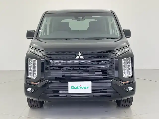 三菱 デリカＤ：５ ブラックエディション 愛知県 2025(令7)年 0.1千km アメジストブラック 4WD/ターボ/ブラックエディション/アルパイン12.8型後席用モニター/アルパイン製11インチナビ(EX11NX)/(フルセグTV・Bluetooth・CD・DVD・USB・HDMI)/・AppleCarPlay/・AndoroidAuto/全方位カメラ/・衝突軽減システム/・レーンキープアシスト/・オートクルーズコントロール/・ブラインドスポットワーニング/・オートサイドステップ(助手席側)/電動リアゲート/運転席パワーシート/両側パワースライドドア/シートヒーター（D・N席）/スペアキー/パドルシフト/ステアリングヒーター/LEDヘッドライト/オートライト/オートハイビーム/フロントフォグランプ/電動パーキングブレーキ/オートホールド/純正アルミホイール/取扱説明書