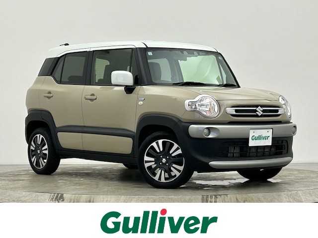 スズキ クロスビー HYBRID MV 宮城県 2024(令6)年 2.6万km キャラバンアイボリーパールメタリック/ホワイト 2トーンルーフ 4WD/SDナビ(TV/BT/CD)/バックカメラ/ETC/スズキセーフティサポート/レーダークルーズコントロール/ヒルディセントコントロール/グリップコントロール/パドルシフト/シートヒーター/プッシュスタート/スマートキー/オートライト/オートマチックハイビーム/純正16インチアルミホイール/フロアマット/禁煙車