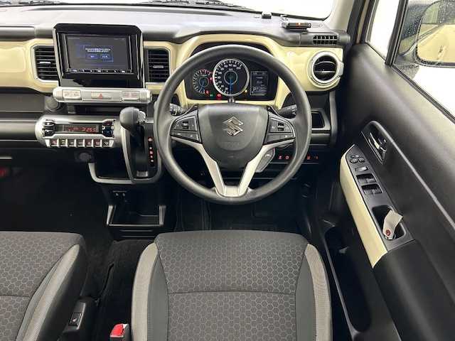 スズキ クロスビー HYBRID MV 宮城県 2024(令6)年 2.6万km キャラバンアイボリーパールメタリック/ホワイト 2トーンルーフ 4WD/SDナビ(TV/BT/CD)/バックカメラ/ETC/スズキセーフティサポート/レーダークルーズコントロール/ヒルディセントコントロール/グリップコントロール/パドルシフト/シートヒーター/プッシュスタート/スマートキー/オートライト/オートマチックハイビーム/純正16インチアルミホイール/フロアマット/禁煙車