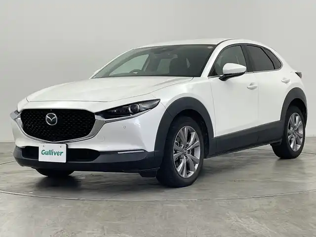 マツダ ＣＸ－３０ 20S プロアクティブツーリングセレ 群馬県 2021(令3)年 3.3万km スノーフレイクホワイトパールマイカ ・ナビ ＜フルセグTV＞/・クルーズコントロール/・電動リアゲート/・ドライブレコーダー/・ETC/・パワーシート/・シートメモリー/・HUD/・スマートキー/・レーンキープアシスト/・衝突被害軽減システム/・横滑り防止装置/・盗難防止装置/・SRSエアバッグ（運転席/助手席/サイド）/・純正フロアマット/・純正１８インチアルミホイール