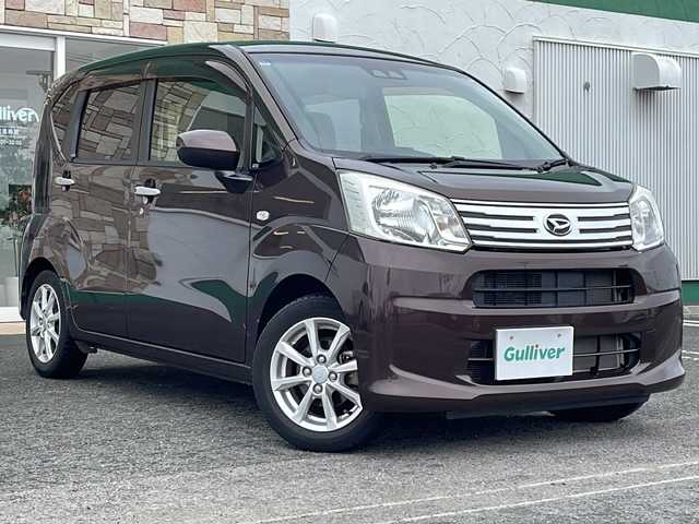 ダイハツ ムーヴ X SAⅢ 徳島県 2017(平29)年 1.1万km プラムブラウンクリスタルマイカ コーナーセンサー/衝突被害軽減システム/純正フロアマット/アイドリングストップ/純正オーディオ/（ラジオ/DISC/USB）/横滑り防止装置/オートライト/オートマチックハイビーム/スマートキー/プッシュスタート