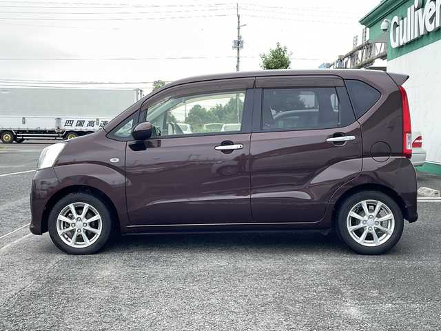 ダイハツ ムーヴ X SAⅢ 徳島県 2017(平29)年 1.1万km プラムブラウンクリスタルマイカ コーナーセンサー/衝突被害軽減システム/純正フロアマット/アイドリングストップ/純正オーディオ/（ラジオ/DISC/USB）/横滑り防止装置/オートライト/オートマチックハイビーム/スマートキー/プッシュスタート