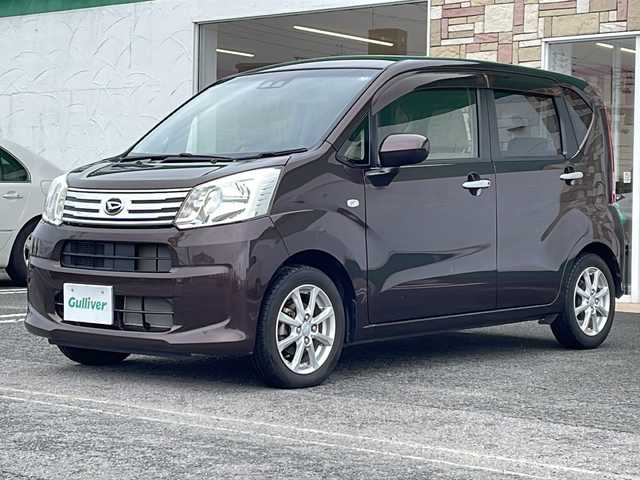ダイハツ ムーヴ X SAⅢ 徳島県 2017(平29)年 1.1万km プラムブラウンクリスタルマイカ コーナーセンサー/衝突被害軽減システム/純正フロアマット/アイドリングストップ/純正オーディオ/（ラジオ/DISC/USB）/横滑り防止装置/オートライト/オートマチックハイビーム/スマートキー/プッシュスタート
