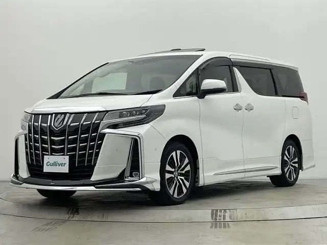 トヨタ アルファード S Cパッケージ 宮城県 2020(令2)年 6.4万km ホワイトパールクリスタルシャイン ツインムーンルーフ /モデリスタエアロ /モデリスタマフラー/メーカーナビ /全周囲カメラ /後席モニター /デジタルインナーミラー /BSM /JBLサウンド　/アドバンスドパーク　/三眼LEDヘッドランプ/シーケンシャルランプ /HDMI入力端子/両側パワースライドドア/パワーバックドア/トヨタセーフティセンス/クリアランスソナー/ETC/前後ドライブレコーダー/TVキャンセラー　/禁煙車