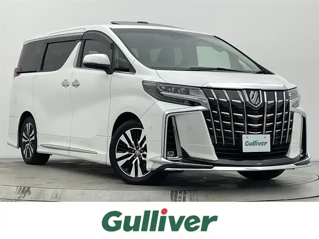 トヨタ アルファード S Cパッケージ 宮城県 2020(令2)年 6.4万km ホワイトパールクリスタルシャイン ツインムーンルーフ /モデリスタエアロ /モデリスタマフラー/メーカーナビ /全周囲カメラ /後席モニター /デジタルインナーミラー /BSM /JBLサウンド　/アドバンスドパーク　/三眼LEDヘッドランプ/シーケンシャルランプ /HDMI入力端子/両側パワースライドドア/パワーバックドア/トヨタセーフティセンス/クリアランスソナー/ETC/前後ドライブレコーダー/TVキャンセラー　/禁煙車