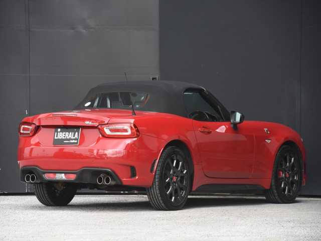 アバルト １２４ スパイダー 和歌山県 2017(平29)年 5万km 赤 黒革シート/シートヒーター/純ナビ/バックカメラ/フルセグTV/コーナーセンサー/ドラレコ/スポーツモード/ETC