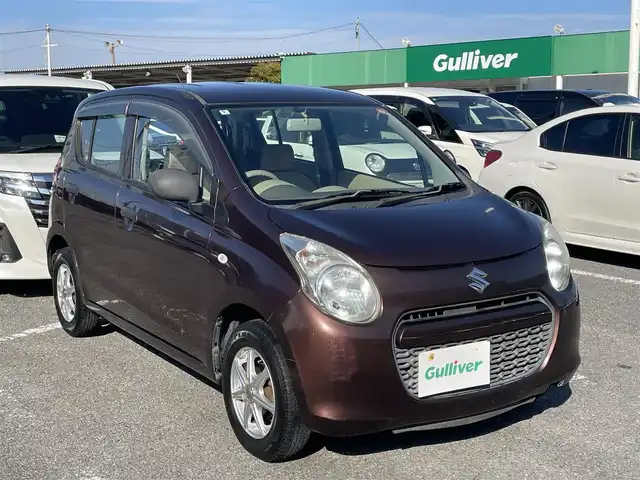 スズキ アルト F 千葉県 2012(平24)年 10.3万km マルーンブラウンパール ・リモコンキー/・スペアキー有/・フロアマット純正/・ETC/・取扱説明書