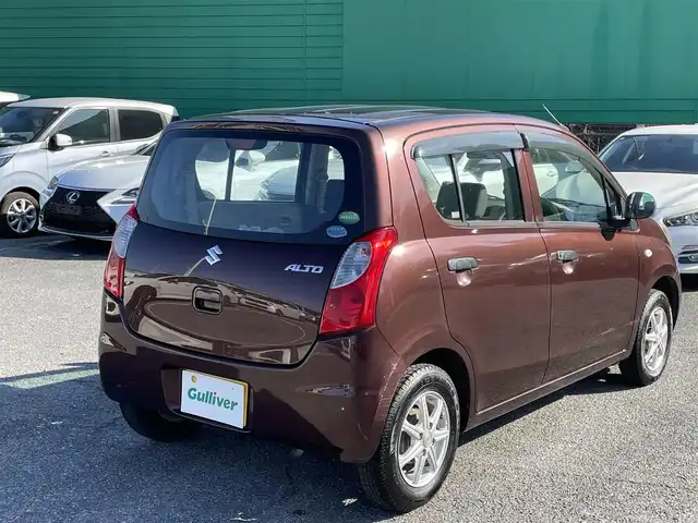 スズキ アルト F 千葉県 2012(平24)年 10.3万km マルーンブラウンパール ・リモコンキー/・スペアキー有/・フロアマット純正/・ETC/・取扱説明書