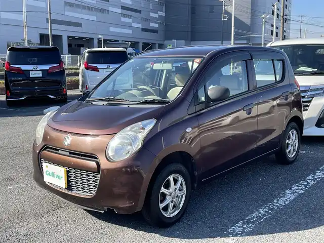 スズキ アルト F 千葉県 2012(平24)年 10.3万km マルーンブラウンパール ・リモコンキー/・スペアキー有/・フロアマット純正/・ETC/・取扱説明書