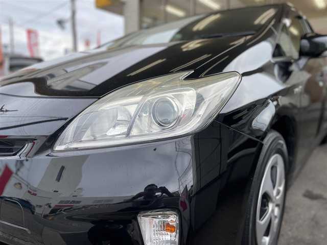 トヨタ プリウス S 愛知県 2013(平25)年 5.6万km ブラック /当店買取/禁煙//純正ナビ/フルセグTV/CD/DVD/SD/Bluetooth//Aライト/HID//ビルトインETC//フロアマット/ドアバイザー//スマートキー/プッシュスタート//保証書/取説