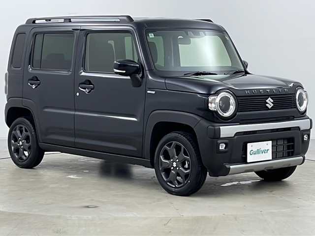 スズキ ハスラー タフワイルド・ターボ 道央・札幌 2024(令6)年 0.3万km ブルーイッシュブラックパール3 ・４ＷＤ/・スズキセーフティサポート/・衝突被害軽減ブレーキ/・誤発進抑制機能/・レーンキープアシスト/・車線逸脱警報/・アダプティブクルーズコントロール/・デュアルカメラブレーキサポート/・先行車発進お知らせ/・標識認識機能/・グリップコントロール/・ヒルディセントコントロール/・横滑り防止装置/・アイドリングストップ/・リアパーキングセンサー/・前席シートヒーター/・電動格納式ドアミラー/・ドアミラーヒーター/・ドアミラーウィンカー/・オートライト/・オートマチックハイビーム/・ＬＥＤヘッドライト/・ＬＥＤフォグ