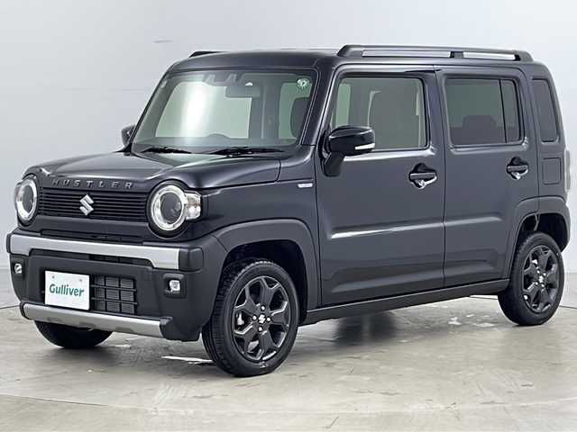 スズキ ハスラー タフワイルド・ターボ 道央・札幌 2024(令6)年 0.3万km ブルーイッシュブラックパール3 ・４ＷＤ/・スズキセーフティサポート/・衝突被害軽減ブレーキ/・誤発進抑制機能/・レーンキープアシスト/・車線逸脱警報/・アダプティブクルーズコントロール/・デュアルカメラブレーキサポート/・先行車発進お知らせ/・標識認識機能/・グリップコントロール/・ヒルディセントコントロール/・横滑り防止装置/・アイドリングストップ/・リアパーキングセンサー/・前席シートヒーター/・電動格納式ドアミラー/・ドアミラーヒーター/・ドアミラーウィンカー/・オートライト/・オートマチックハイビーム/・ＬＥＤヘッドライト/・ＬＥＤフォグ