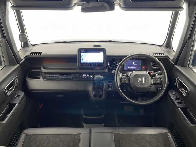 ホンダ Ｎ ＢＯＸ カスタム ターボ 宮崎県 2024(令6)年 1.6万km ミッドナイトブルービームM Honda SENSING/〇衝突軽減ブレーキ（CMBS）/〇先行車発進お知らせ機能/〇歩行者事故低減ステアリング/〇路外逸脱抑制機能/〇標識認識機能/〇渋滞追従機能付アダプティブクルーズコントロール（ACC）/〇車線維持支援システム（LKAS）/〇誤発進抑制機能/〇後方誤発進抑制機能/〇近距離衝突軽減ブレーキ/〇急アクセル抑制機能/〇パーキングセンサーシステム/〇オートハイビーム/純正8インチナビ/フルセグTV/バックカメラ/両側パワースライドドア/合皮シート/シートヒーター/パドルシフト/LEDヘッドライト/純正15インチAW/純正ドライブレコーダー（DRH-229ND)/電子制御パーキングブレーキ/オートブレーキホールド機能