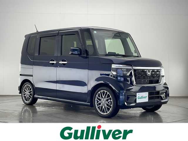 ホンダ Ｎ ＢＯＸ カスタム ターボ 宮崎県 2024(令6)年 1.6万km ミッドナイトブルービームM Honda SENSING/〇衝突軽減ブレーキ（CMBS）/〇先行車発進お知らせ機能/〇歩行者事故低減ステアリング/〇路外逸脱抑制機能/〇標識認識機能/〇渋滞追従機能付アダプティブクルーズコントロール（ACC）/〇車線維持支援システム（LKAS）/〇誤発進抑制機能/〇後方誤発進抑制機能/〇近距離衝突軽減ブレーキ/〇急アクセル抑制機能/〇パーキングセンサーシステム/〇オートハイビーム/純正8インチナビ/フルセグTV/バックカメラ/両側パワースライドドア/合皮シート/シートヒーター/パドルシフト/LEDヘッドライト/純正15インチAW/純正ドライブレコーダー（DRH-229ND)/電子制御パーキングブレーキ/オートブレーキホールド機能