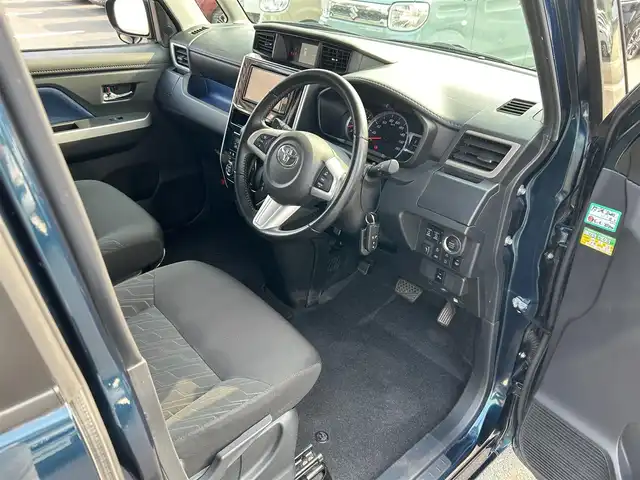 トヨタ ルーミー カスタムG 島根県 2019(平31)年 10.5万km レーザーブルークリスタルシャイン 4WD/純正ＳＤナビ　/フルセグＴＶ　/ＤＶＤ再生　/Ｂｌｕｅｔｏｏｔｈ接続　/バックカメラ　/前方ドライブレコーダー/ビルトインＥＴＣ　/両側パワースライドドア/前後コーナーセンサー/衝突軽減ブレーキ　/前席シートヒーター　/クルーズコントロール /横滑り防止装置/スマートキー/プッシュスタート/リアサンシェード/純正14インチアルミホイール/純正フロアマット