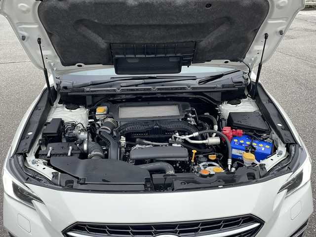 スバル レヴォーグ 1．8STIスポーツ EX 富山県 2021(令3)年 1.9万km クリスタルホワイトP ４WD/純正ナビ/フルセグTV/バックカメラ/ドライブレコーダー/ビルトインETC/アイサイト/アダプティブクルーズコントロール/電動パーキングブレーキ/メモリー付きパワーシート/シートヒーター全席/デジタルインナーミラー/電動リアゲート/革巻きステアリング/ステアリングスイッチ/パドルシフト/プッシュスタート＆スマートキー/ウインカー付き電動格納ミラー/LEDヘッドライト/フォグランプ/純正フロアマット/純正18インチAW