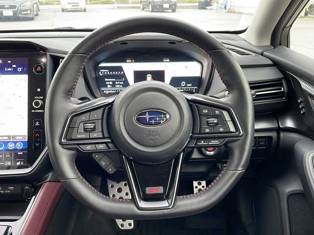 スバル レヴォーグ 1．8STIスポーツ EX 富山県 2021(令3)年 1.9万km クリスタルホワイトP ４WD/純正ナビ/フルセグTV/バックカメラ/ドライブレコーダー/ビルトインETC/アイサイト/アダプティブクルーズコントロール/電動パーキングブレーキ/メモリー付きパワーシート/シートヒーター全席/デジタルインナーミラー/電動リアゲート/革巻きステアリング/ステアリングスイッチ/パドルシフト/プッシュスタート＆スマートキー/ウインカー付き電動格納ミラー/LEDヘッドライト/フォグランプ/純正フロアマット/純正18インチAW