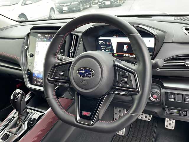 スバル レヴォーグ 1．8STIスポーツ EX 富山県 2021(令3)年 1.9万km クリスタルホワイトP ４WD/純正ナビ/フルセグTV/バックカメラ/ドライブレコーダー/ビルトインETC/アイサイト/アダプティブクルーズコントロール/電動パーキングブレーキ/メモリー付きパワーシート/シートヒーター全席/デジタルインナーミラー/電動リアゲート/革巻きステアリング/ステアリングスイッチ/パドルシフト/プッシュスタート＆スマートキー/ウインカー付き電動格納ミラー/LEDヘッドライト/フォグランプ/純正フロアマット/純正18インチAW