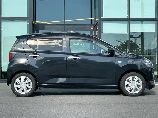 ダイハツ ミラ イース X リミテッド SAⅢ 愛媛県 2020(令2)年 3.4万km ブラックマイカメタリック ナビ（Bluetooth/ワンセグ/CD）/バックカメラ/LEDヘッドライト/横滑り防止装置/盗難防止装置/衝突被害軽減システム/オートマチックハイビーム/コーナーセンサー/アイドリングストップ/純正フロアマット